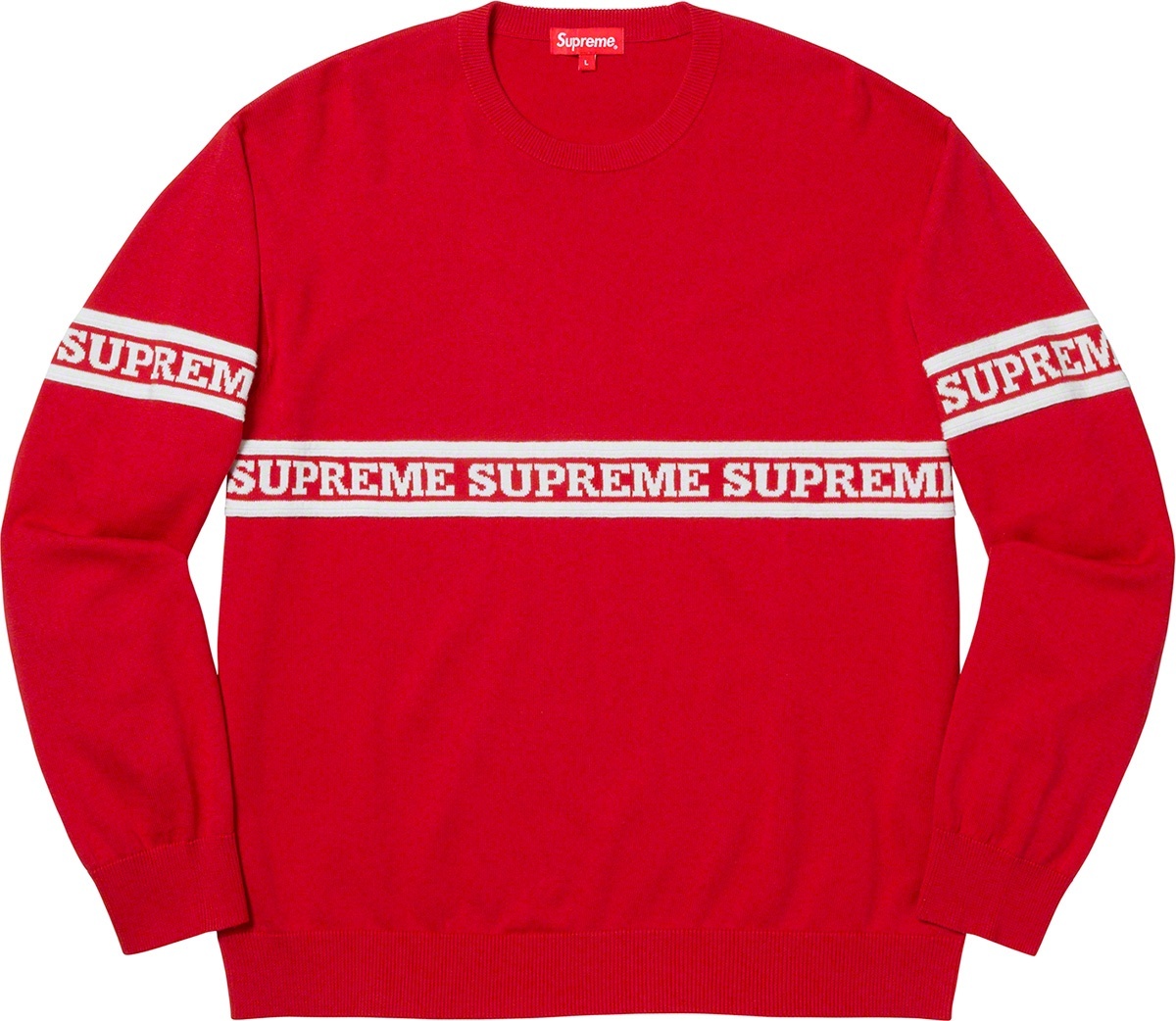 Logo Stripe Knit Top view 2